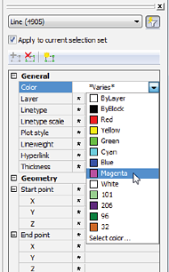 BricsCAD 도면속성이미지 BricsCAD 도면속성이미지